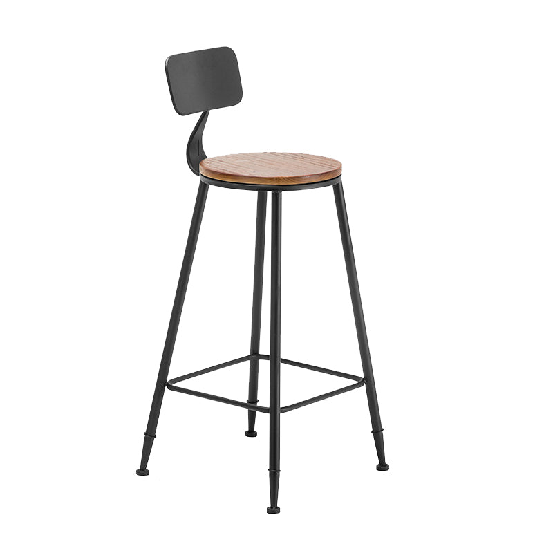 Tabouret de comptoir de style contemporain, tabouret de bar sans accoudoirs à dossier bas pour l'intérieur