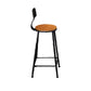 Tabouret de comptoir de style contemporain, tabouret de bar sans accoudoirs à dossier bas pour l'intérieur