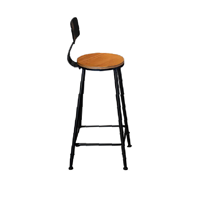 Tabouret de comptoir de style contemporain, tabouret de bar sans accoudoirs à dossier bas pour l'intérieur