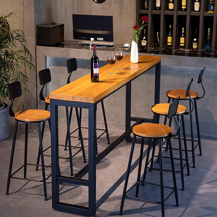 Tabouret de comptoir de style contemporain, tabouret de bar sans accoudoirs à dossier bas pour l'intérieur