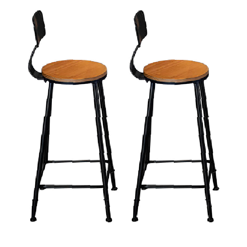 Tabouret de comptoir de style contemporain, tabouret de bar sans accoudoirs à dossier bas pour l'intérieur