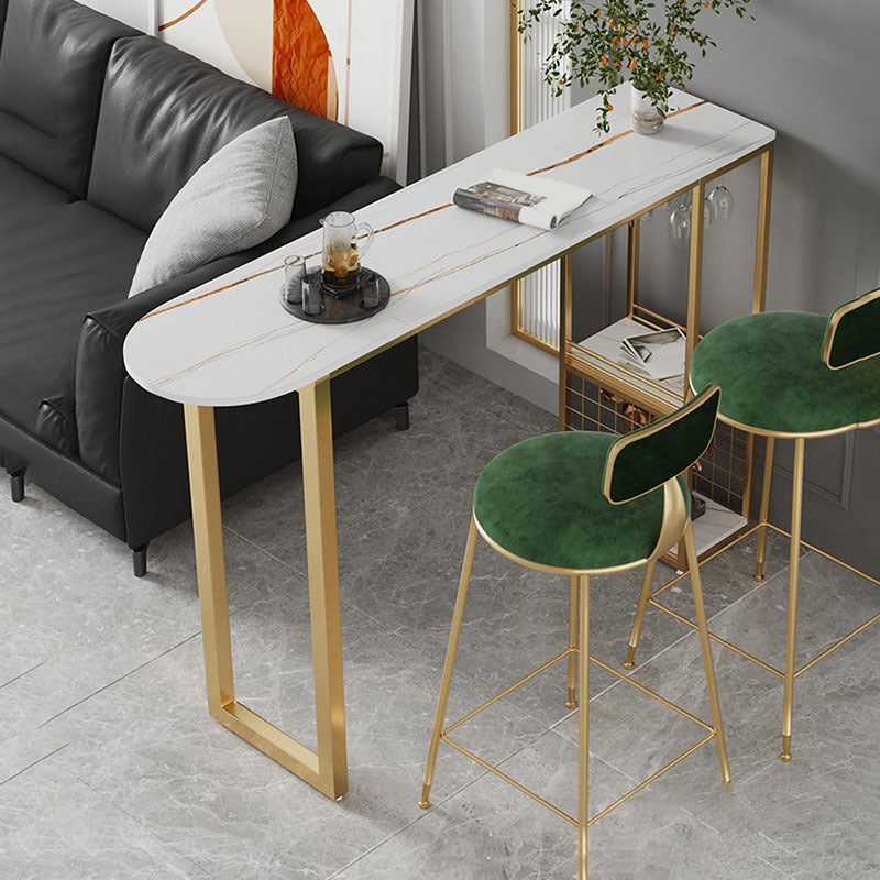 Glam Style Upholstered Counter Stool Armless Bar Stool with Footrest Clearhalo 'Bar Furniture' 'Bar Stools' 'bar_stools' 'furn' 'furn_bar_stools' 'Furniture' 'Kitchen & Dining Furniture' 6371018