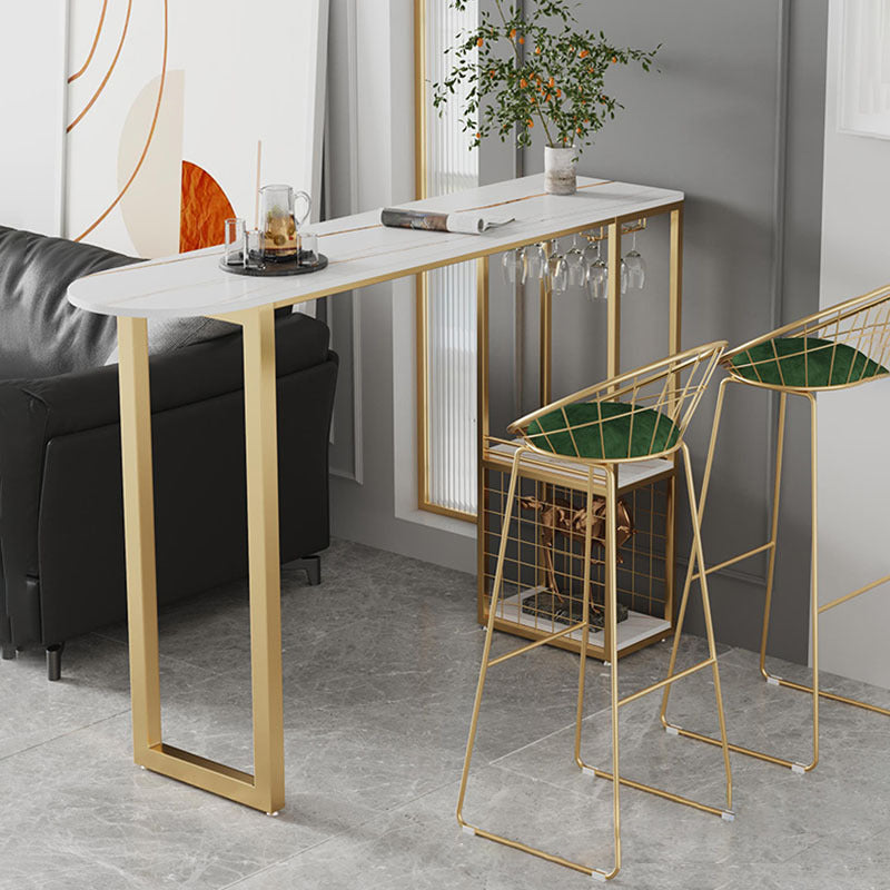Glam Style Upholstered Counter Stool Armless Bar Stool with Footrest Clearhalo 'Bar Furniture' 'Bar Stools' 'bar_stools' 'furn' 'furn_bar_stools' 'Furniture' 'Kitchen & Dining Furniture' 6371024