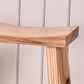 Industrial Backless Solid Wood Counter Stool Wooden Armless High Chair with 4 Legs