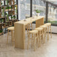 Industrial Wooden Armless High Chair 30" Height Backless Solid Wood Counter Stool Clearhalo 'Bar Furniture' 'Bar Stools' 'bar_stools' 'furn' 'furn_bar_stools' 'Furniture' 'Kitchen & Dining Furniture' 6371079
