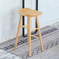 Contemporary Solid Wood Counter Stool Saddle Seat Bar Stool for Living Room Clearhalo 'Bar Furniture' 'Bar Stools' 'bar_stools' 'furn' 'furn_bar_stools' 'Furniture' 'Kitchen & Dining Furniture' 6371096