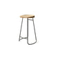 Contemporary Solid Wood Counter Stool Saddle Seat Bar Stool for Indoor Clearhalo 'Bar Furniture' 'Bar Stools' 'bar_stools' 'furn' 'furn_bar_stools' 'Furniture' 'Kitchen & Dining Furniture' 6371132