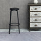 Industrial Metal Counter Height Stools Armless Bar Stool in Black Clearhalo 'Bar Furniture' 'Bar Stools' 'bar_stools' 'furn' 'furn_bar_stools' 'Furniture' 'Kitchen & Dining Furniture' 6371646