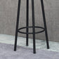 Industrial Metal Counter Height Stools Armless Bar Stool in Black Clearhalo 'Bar Furniture' 'Bar Stools' 'bar_stools' 'furn' 'furn_bar_stools' 'Furniture' 'Kitchen & Dining Furniture' 6371650