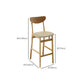 Zeitgenössische Barhocker aus Holz mit Thekenhöhe, armloser Barhocker für das Wohnzimmer