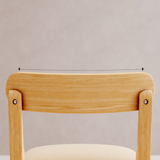 Industrial Wooden Counter Height Stool Armless Bar Stool with Cushion