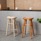 Industrial Solid Wood Counter Stool Saddle Seat Backless Bar Stool with Footrest Clearhalo 'Bar Furniture' 'Bar Stools' 'bar_stools' 'furn' 'furn_bar_stools' 'Furniture' 'Kitchen & Dining Furniture' 6372055