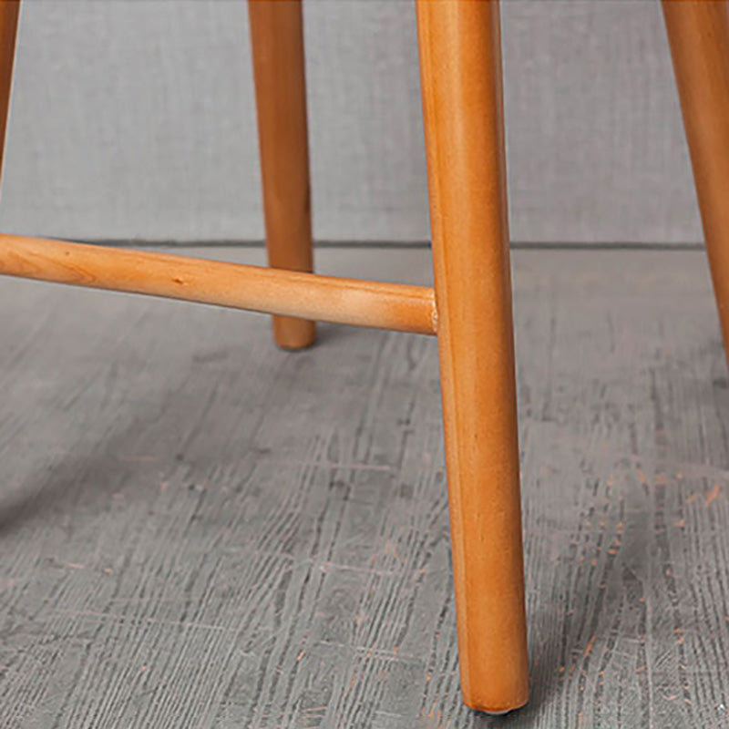 Industrial Solid Wood Counter Stool Saddle Seat Backless Bar Stool with Footrest Clearhalo 'Bar Furniture' 'Bar Stools' 'bar_stools' 'furn' 'furn_bar_stools' 'Furniture' 'Kitchen & Dining Furniture' 6372065