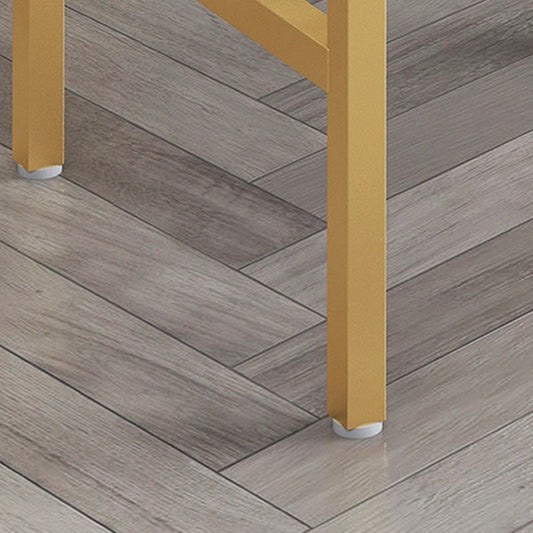 Sgabello da barre quadrate in stile glam in stile per soggiorno