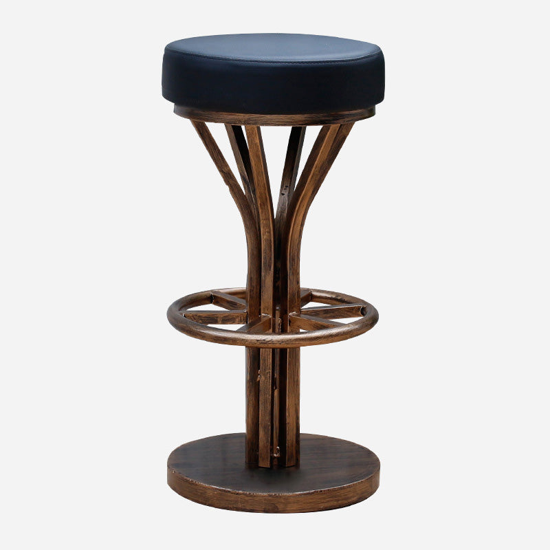 Contemporary Stainless Steel Counter Height Stools Backless Stool Clearhalo 'Bar Furniture' 'Bar Stools' 'bar_stools' 'furn' 'furn_bar_stools' 'Furniture' 'Kitchen & Dining Furniture' 6372331
