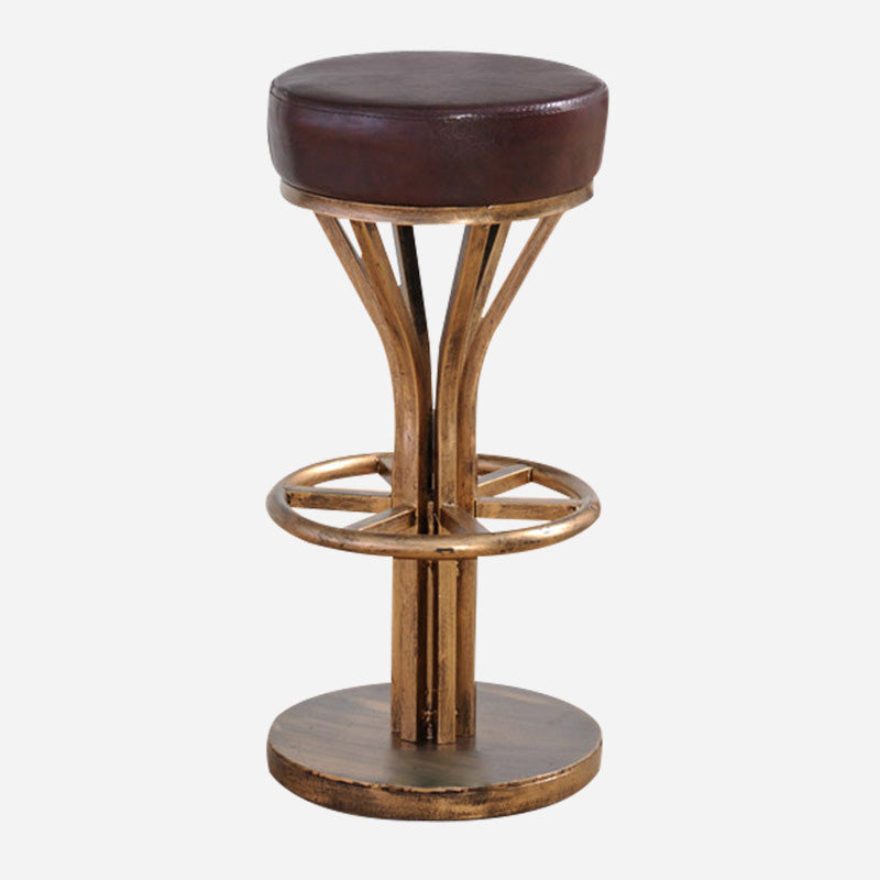 Contemporary Stainless Steel Counter Height Stools Backless Stool Clearhalo 'Bar Furniture' 'Bar Stools' 'bar_stools' 'furn' 'furn_bar_stools' 'Furniture' 'Kitchen & Dining Furniture' 6372337