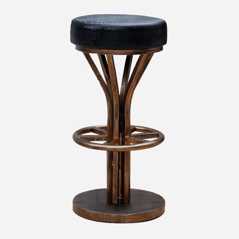 Contemporary Stainless Steel Counter Height Stools Backless Stool Clearhalo 'Bar Furniture' 'Bar Stools' 'bar_stools' 'furn' 'furn_bar_stools' 'Furniture' 'Kitchen & Dining Furniture' 6372340