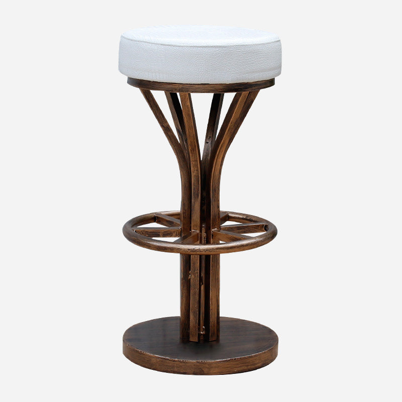 Contemporary Stainless Steel Counter Height Stools Backless Stool Clearhalo 'Bar Furniture' 'Bar Stools' 'bar_stools' 'furn' 'furn_bar_stools' 'Furniture' 'Kitchen & Dining Furniture' 6372341