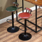 Industrial Leather Counter Height Stools Adjustable Height Bar Stool