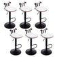 Industrial Leather Counter Height Stools Adjustable Height Bar Stool