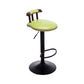 Industrial Leather Counter Height Stools Adjustable Height Bar Stool