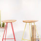Modern Solid Wood Counter Stool Armless Bar Stool with Footrest Clearhalo 'Bar Furniture' 'Bar Stools' 'bar_stools' 'furn' 'furn_bar_stools' 'Furniture' 'Kitchen & Dining Furniture' 6372484