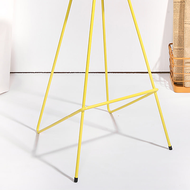 Modern Solid Wood Counter Stool Armless Bar Stool with Footrest Clearhalo 'Bar Furniture' 'Bar Stools' 'bar_stools' 'furn' 'furn_bar_stools' 'Furniture' 'Kitchen & Dining Furniture' 6372485