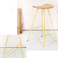 Modern Solid Wood Counter Stool Armless Bar Stool with Footrest Clearhalo 'Bar Furniture' 'Bar Stools' 'bar_stools' 'furn' 'furn_bar_stools' 'Furniture' 'Kitchen & Dining Furniture' 6372488