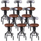 Industrial Metal Counter Height Stools Adjustable Bar Stool for Indoor Leather With Back 8 Piece Set Clearhalo 'Bar Furniture' 'Bar Stools' 'bar_stools' 'furn' 'furn_bar_stools' 'Furniture' 'Kitchen & Dining Furniture' 6372541