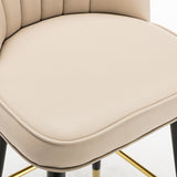 Sgabello da bar in ferro con bancone senza schienale moderno con cuscino per bar