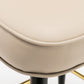Modern Armless Backrest Counter Stool Iron Bar Stool with Cushion for Bar