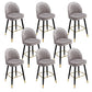 Modern Armless Backrest Counter Stool Iron Bar Stool with Cushion for Bar