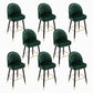 Modern Armless Backrest Counter Stool Iron Bar Stool with Cushion for Bar