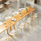 Modern Backrest Counter Stool Iron Cafe Bar Stool with Cushion and Pedal Clearhalo 'Bar Furniture' 'Bar Stools' 'bar_stools' 'furn' 'furn_bar_stools' 'Furniture' 'Kitchen & Dining Furniture' 6372858