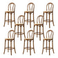 Taburete de bar de 4 patas Taburetes de madera de estilo industrial con altura de mostrador