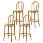 Taburete de bar de 4 patas Taburetes de madera de estilo industrial con altura de mostrador