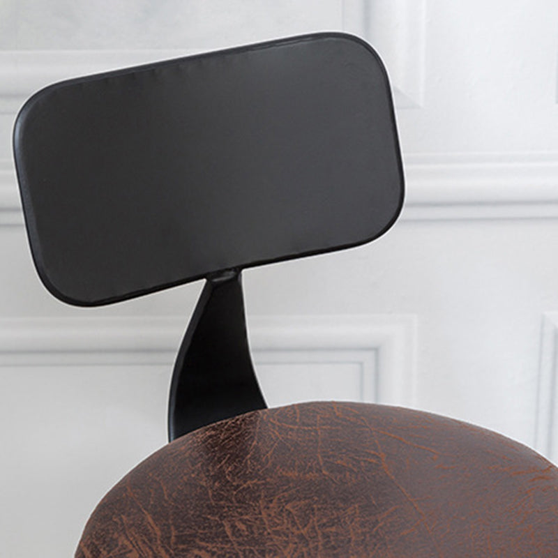 Industrial Armless Elevatable Counter Stool Iron Bar Stool with Pedal for Cafe Clearhalo 'Bar Furniture' 'Bar Stools' 'bar_stools' 'furn' 'furn_bar_stools' 'Furniture' 'Kitchen & Dining Furniture' 6373021