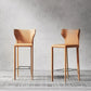 Glam Leather Counter Height Stools Low Back Bar Stools for Indoor Clearhalo 'Bar Furniture' 'Bar Stools' 'bar_stools' 'furn' 'furn_bar_stools' 'Furniture' 'Kitchen & Dining Furniture' 6373072