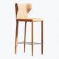Glam Leather Counter Height Stools Low Back Bar Stools for Indoor Orange 1 Piece Clearhalo 'Bar Furniture' 'Bar Stools' 'bar_stools' 'furn' 'furn_bar_stools' 'Furniture' 'Kitchen & Dining Furniture' 6373081