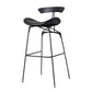 Glam Iron Counter Height Stools Cushion Barhocker für Bristol