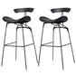 Glam Iron Counter Height Stools Cushion Barhocker für Bristol
