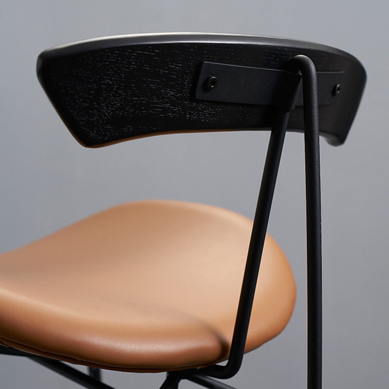 Glam Iron Counter Height Stools Cushion Barhocker für Bristol