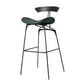 Glam Iron Counter Height Stools Cushion Barhocker für Bristol