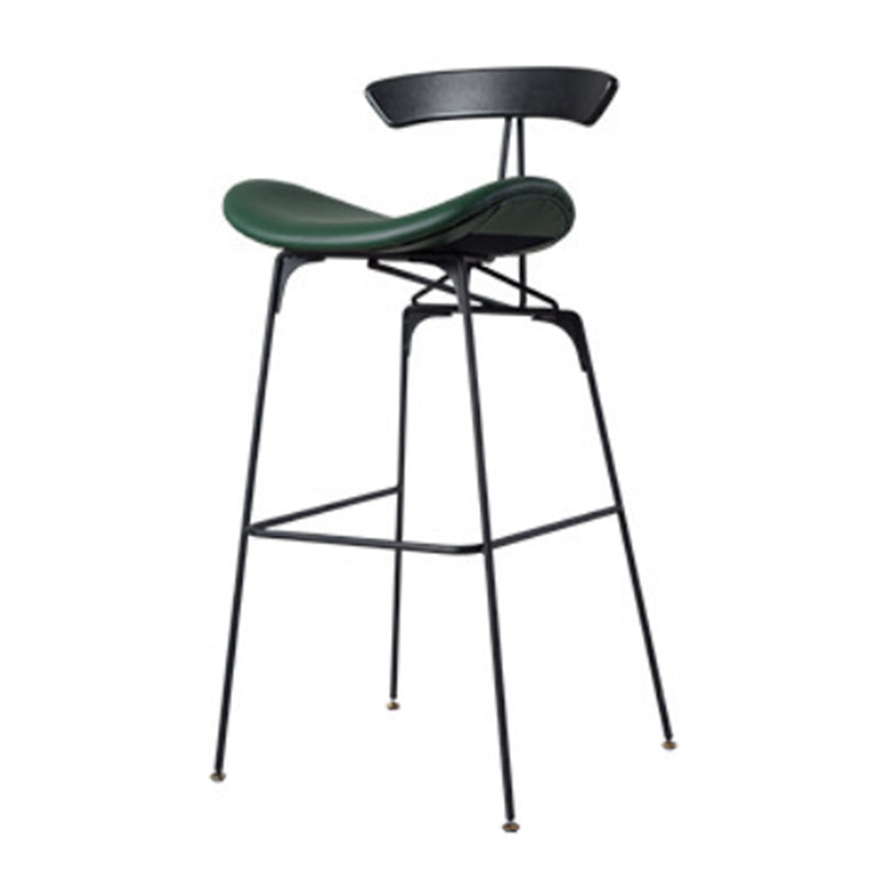 Glam Iron Counter Height Stools Cushion Barhocker für Bristol