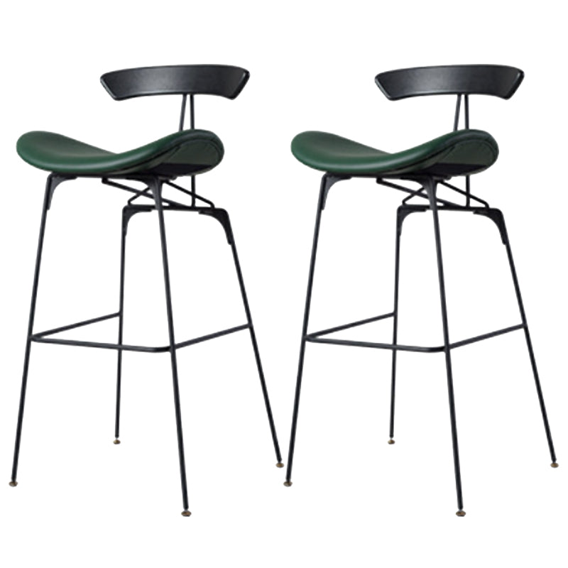 Glam Iron Counter Height Stools Cushion Barhocker für Bristol