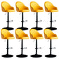 Industrial Metal Counter Height Stools Back Bar Stool for Living Room Yellow Black 8 Piece Set Clearhalo 'Bar Furniture' 'Bar Stools' 'bar_stools' 'furn' 'furn_bar_stools' 'Furniture' 'Kitchen & Dining Furniture' 6373186