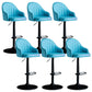 Industrial Metal Counter Height Stools Back Bar Stool for Living Room Blue Black 6 Piece Set Clearhalo 'Bar Furniture' 'Bar Stools' 'bar_stools' 'furn' 'furn_bar_stools' 'Furniture' 'Kitchen & Dining Furniture' 6373190