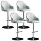 Industrial Metal Counter Height Stools Back Bar Stool for Living Room Light Gray Silver 4 Piece Set Clearhalo 'Bar Furniture' 'Bar Stools' 'bar_stools' 'furn' 'furn_bar_stools' 'Furniture' 'Kitchen & Dining Furniture' 6373214
