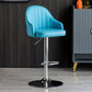 Industrial Metal Counter Height Stools Back Bar Stool for Living Room Blue Silver 1 Piece Clearhalo 'Bar Furniture' 'Bar Stools' 'bar_stools' 'furn' 'furn_bar_stools' 'Furniture' 'Kitchen & Dining Furniture' 6373222
