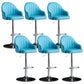 Industrial Metal Counter Height Stools Back Bar Stool for Living Room Blue Silver 6 Piece Set Clearhalo 'Bar Furniture' 'Bar Stools' 'bar_stools' 'furn' 'furn_bar_stools' 'Furniture' 'Kitchen & Dining Furniture' 6373225